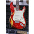 DEL-TONE 60’s S-Style Candy Apple Red Over Sunburst