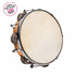 FUZEAU 3991 Tambourin peau naturelle 20 cm + cymbalettes
