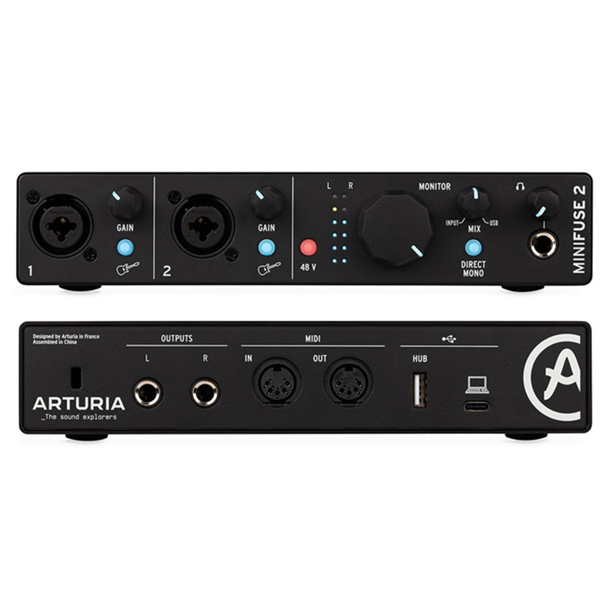 Arturia Interface audio USB - 4 entrées /sorties MiniFuse 4 noire