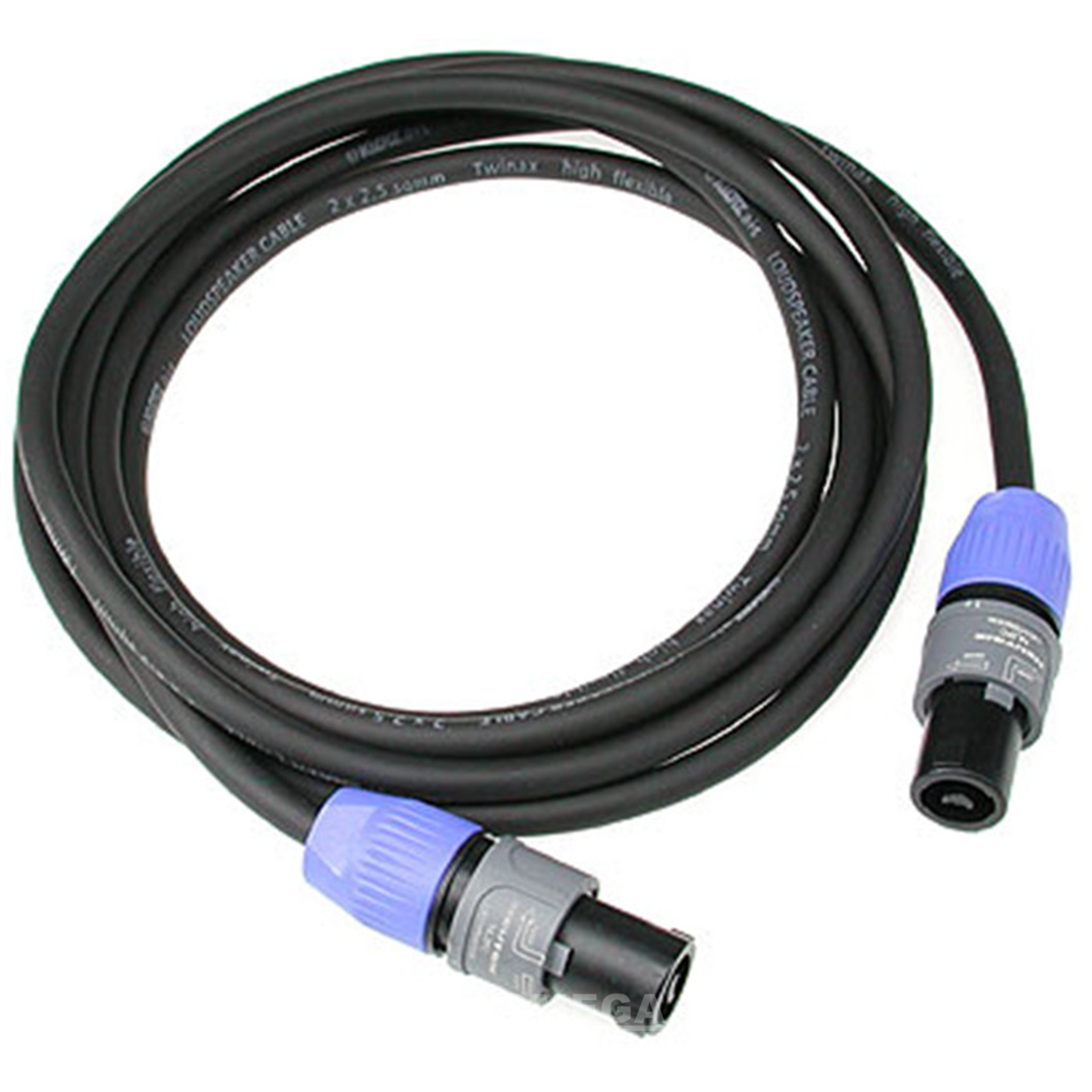 Klotz Câble haut-parleur 100 m 2x1,5 mm noir, rouleau